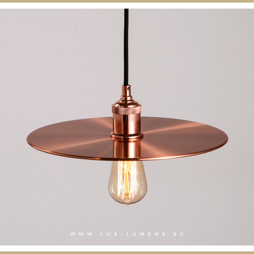 gold modern pendant light