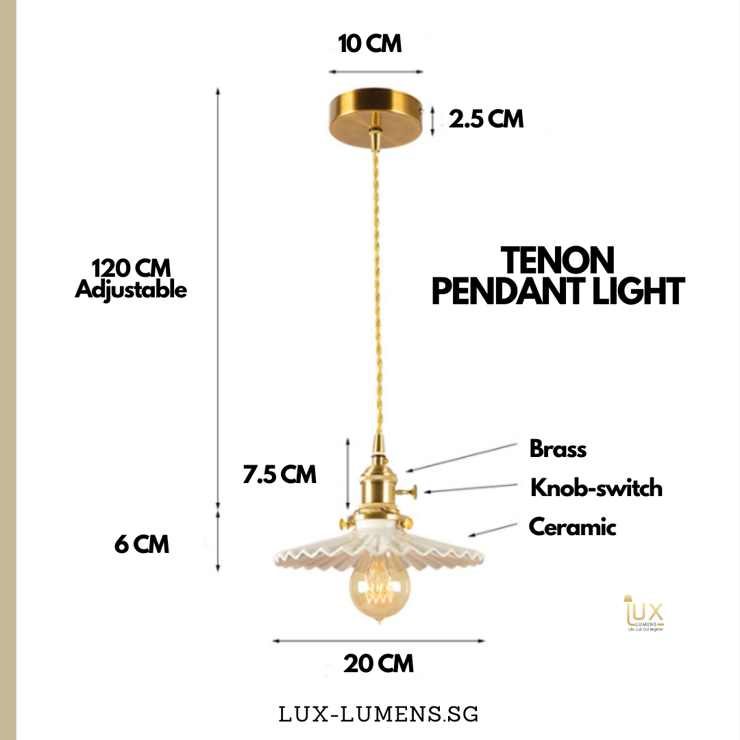 basic pendant light fitting