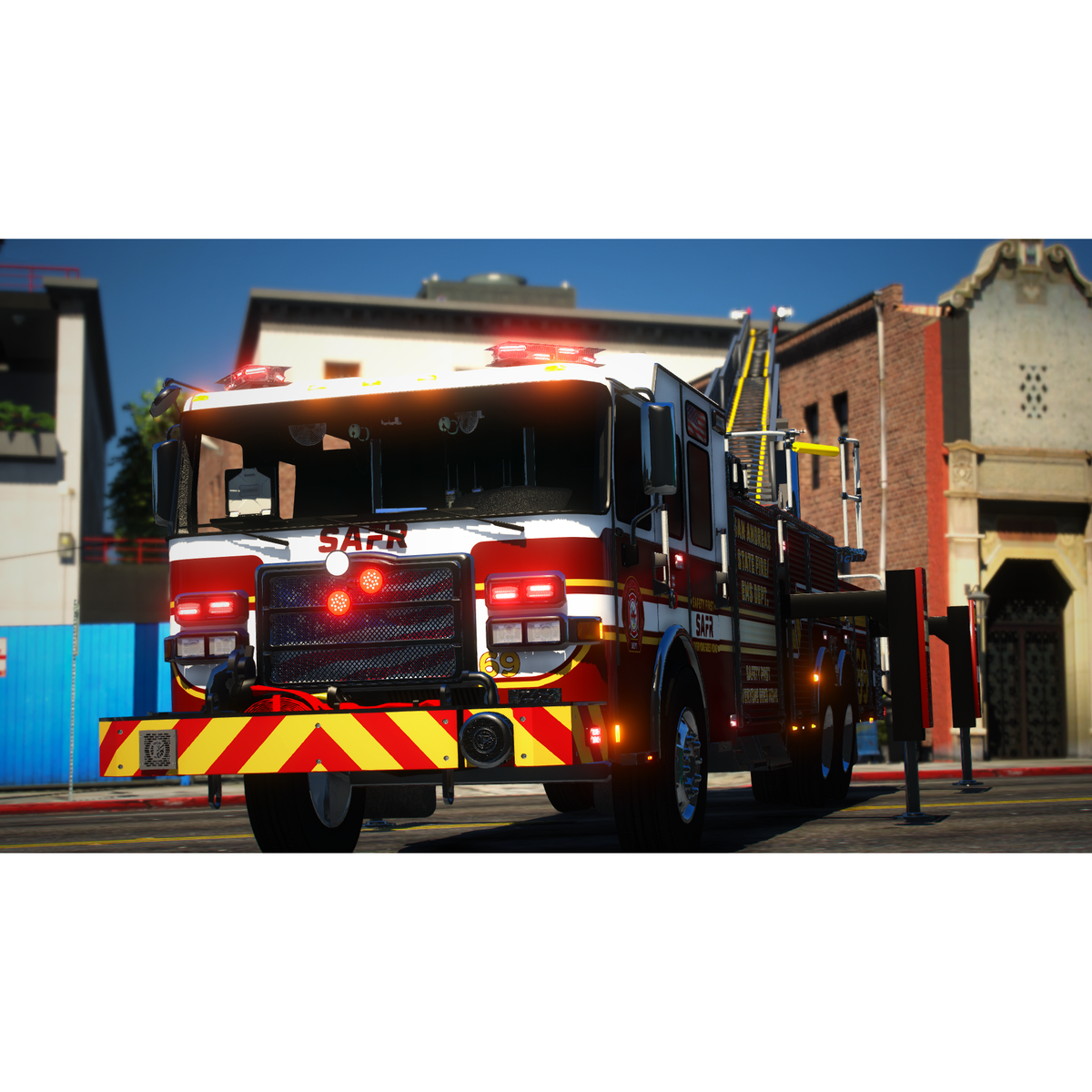 gta 5 ladder fire truck