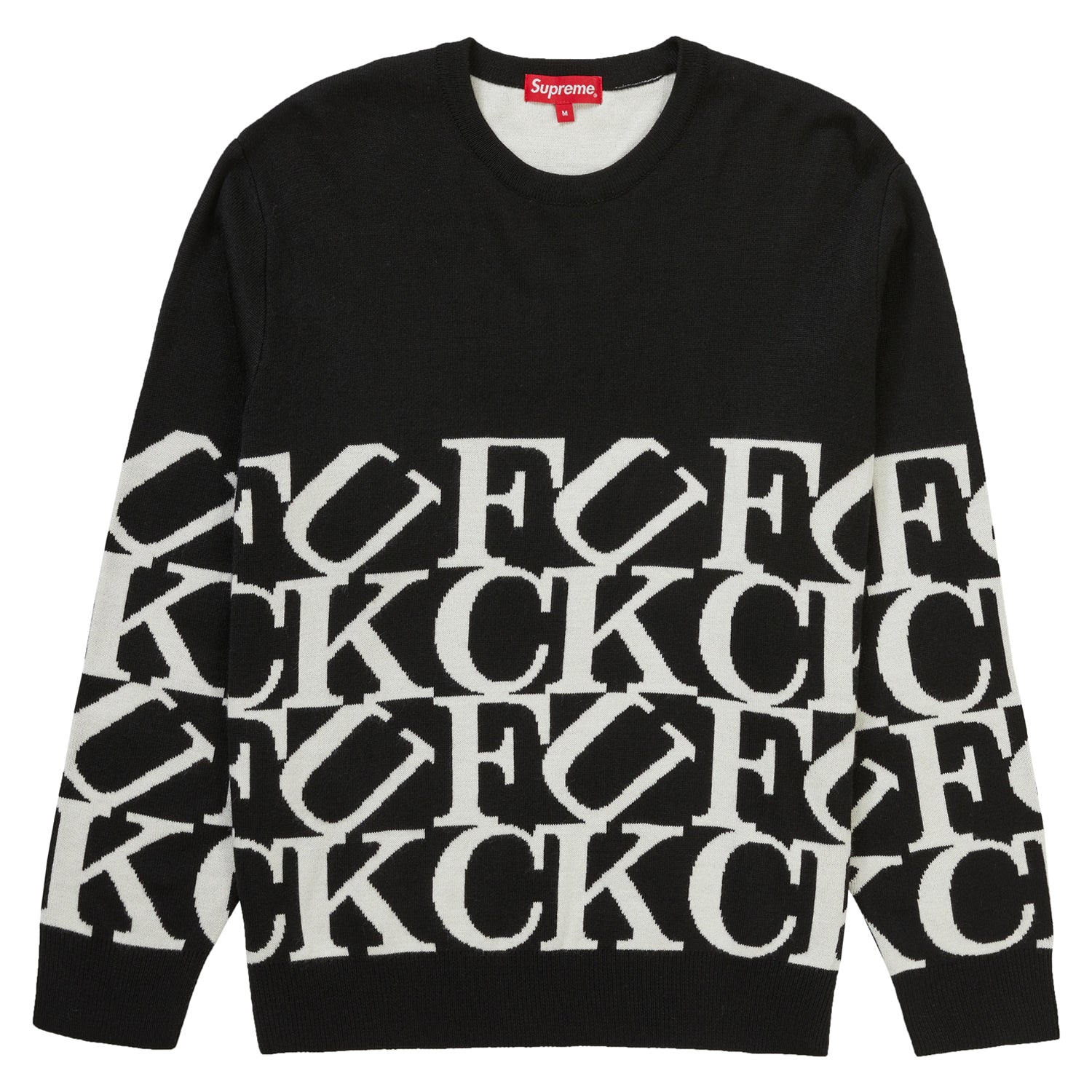 激安正規 Supreme Fuck Sweater Black ニット Sweater - poumonquebec.ca