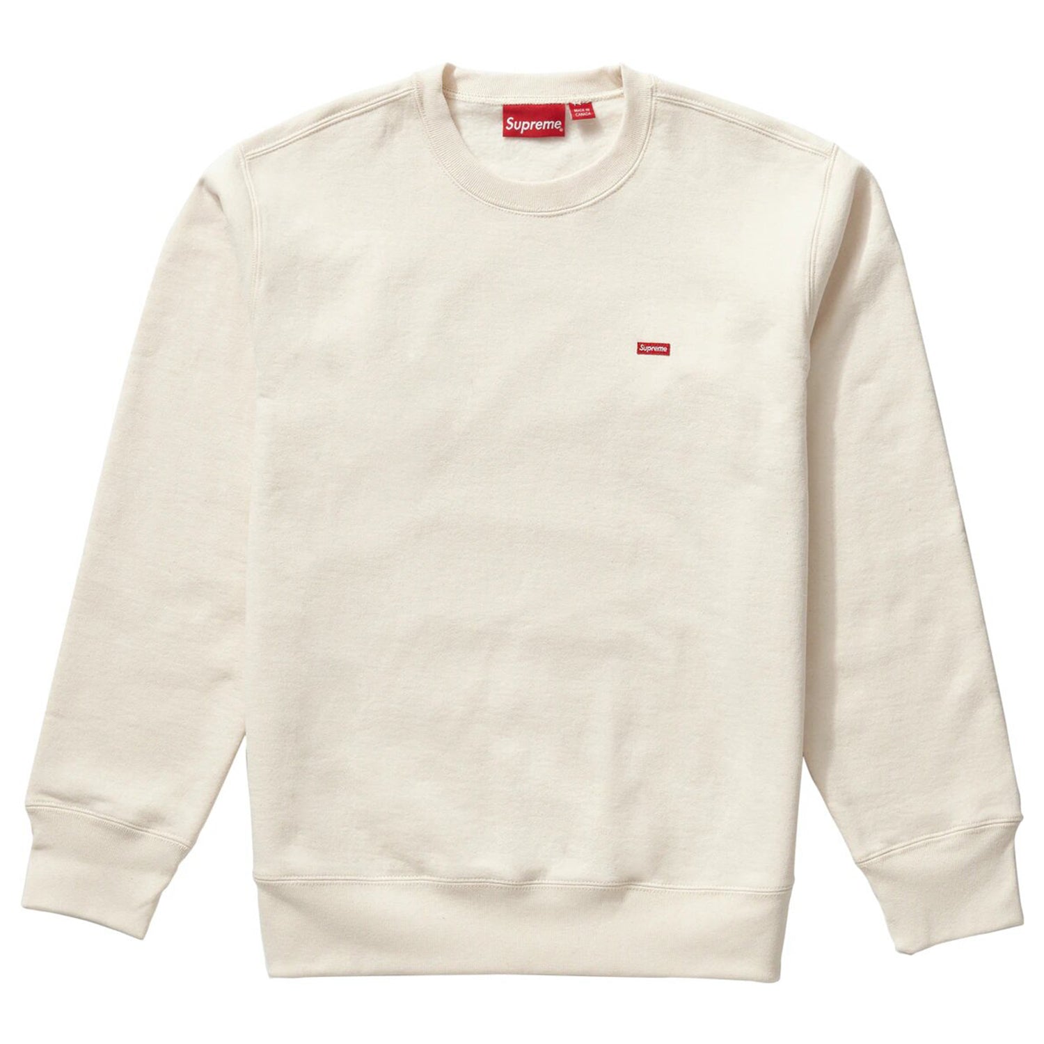 Supreme Small Box Crewneck (SS22) Natural – Impossible Kicks