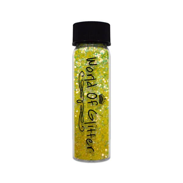 Lanzarote Yellow Nail Glitter