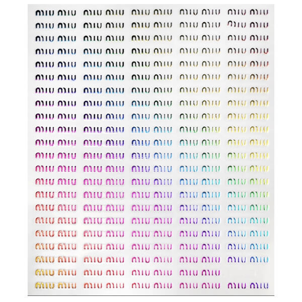 Miu Miu Multi Sticker Sheet