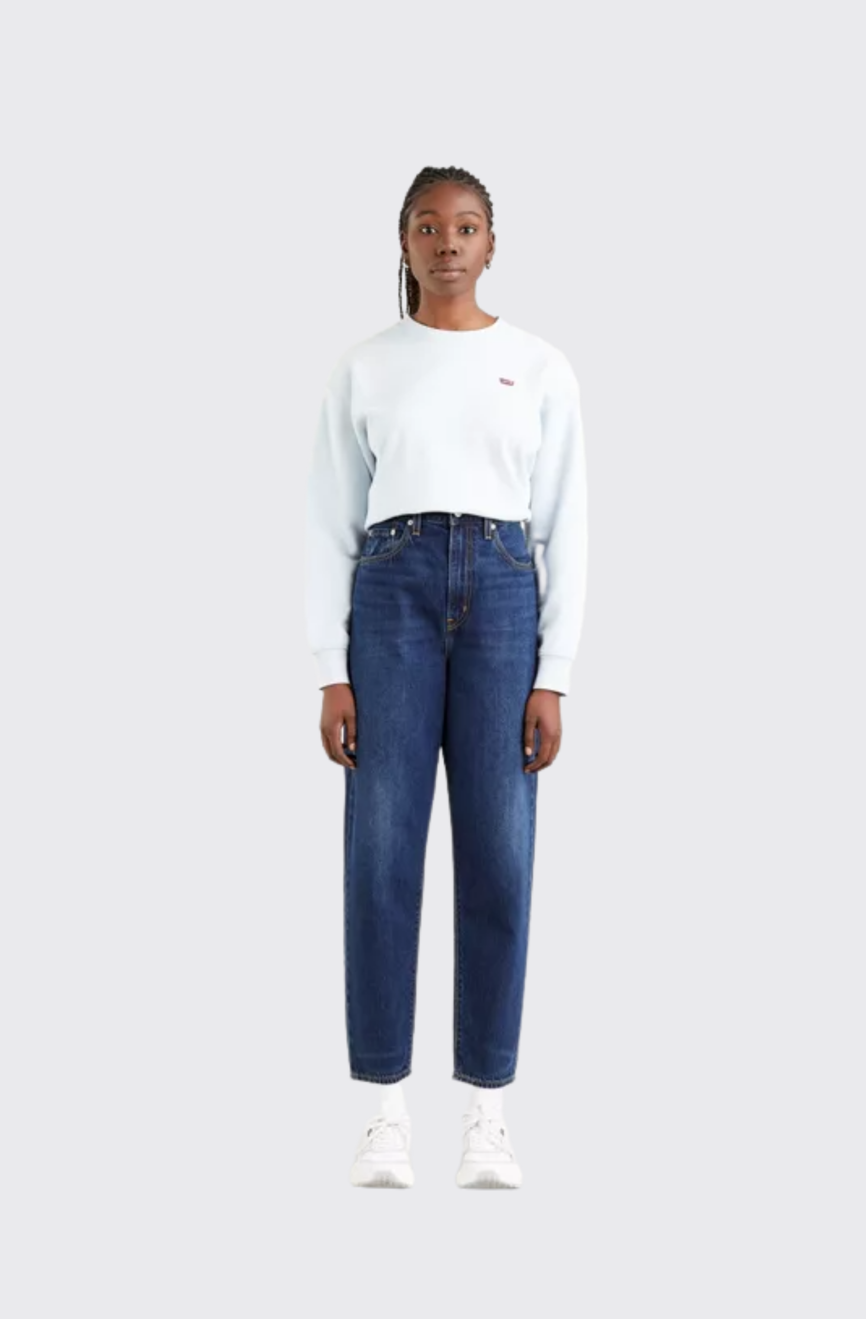 levis high waisted loose tapered jeans