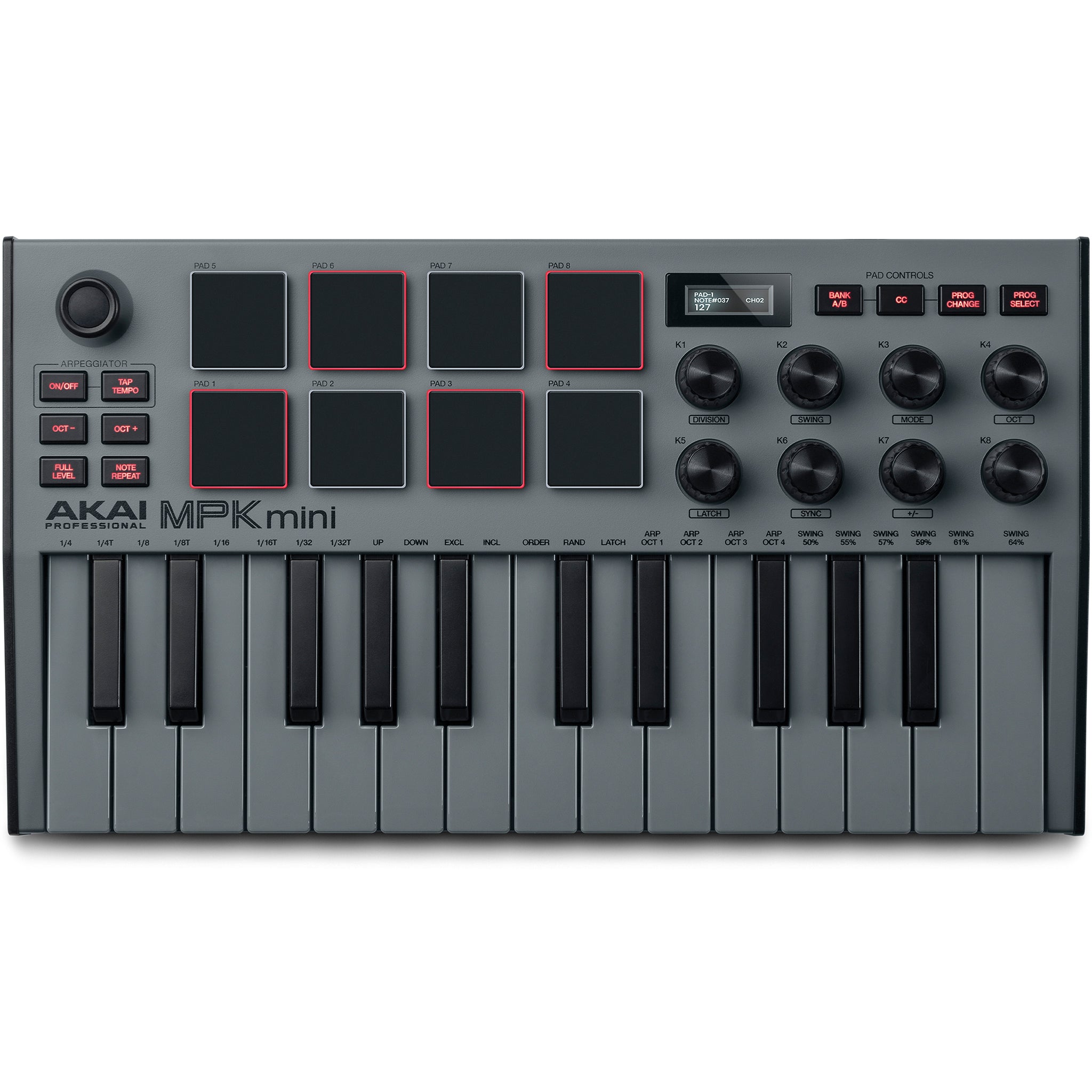 AKAI MPK MINI MK3 GREY MIDI Keyboard