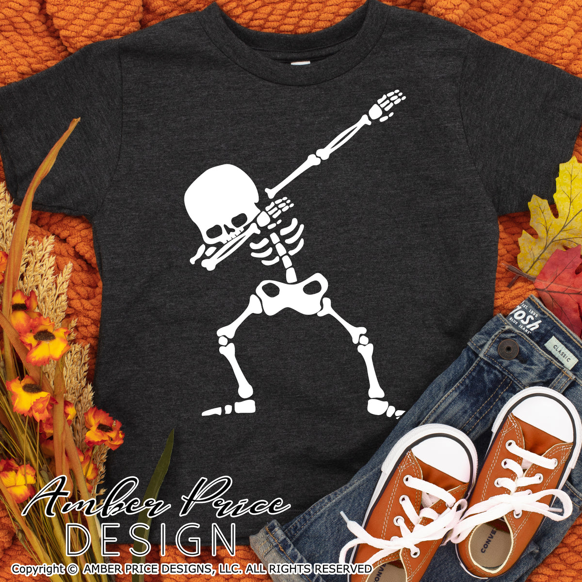 Dabbing Skeleton Svg Png Dxf Halloween Shirt Svg Amber Price Design