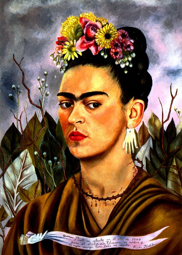 Frida Kahlo Self dedicated to Dr Eloesser – Posteraj - i