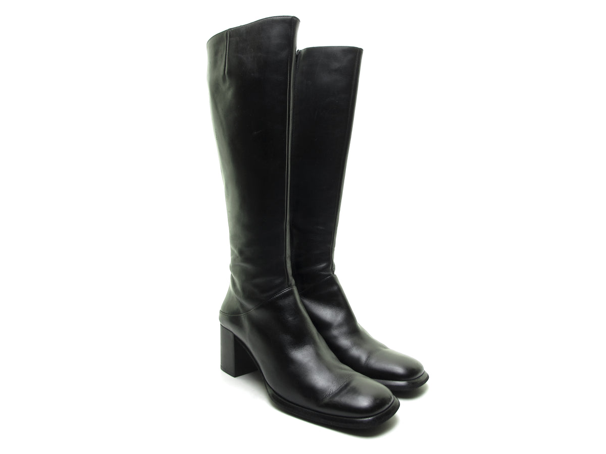 Square Toe Boots - Vintage 90s Square Toe Boots and Shoes at 