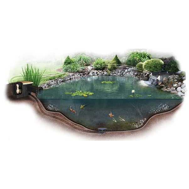 Load image into Gallery viewer, Dark Slate Gray Pro-Series Small Pond DIY Kit – 11′ X 16′ Pond by EasyPro