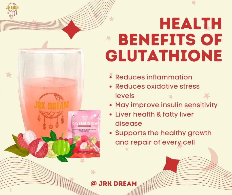 Crystal Glow Collagen Drink 50,000mg Collagen Lychee Flavor | LOBeauty