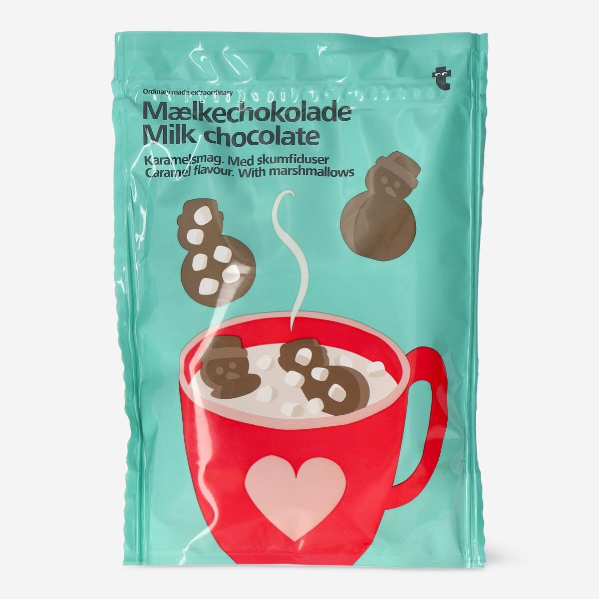 Melkesjokolade med karamell og marshmallows €3| Flying Tiger Copenhagen