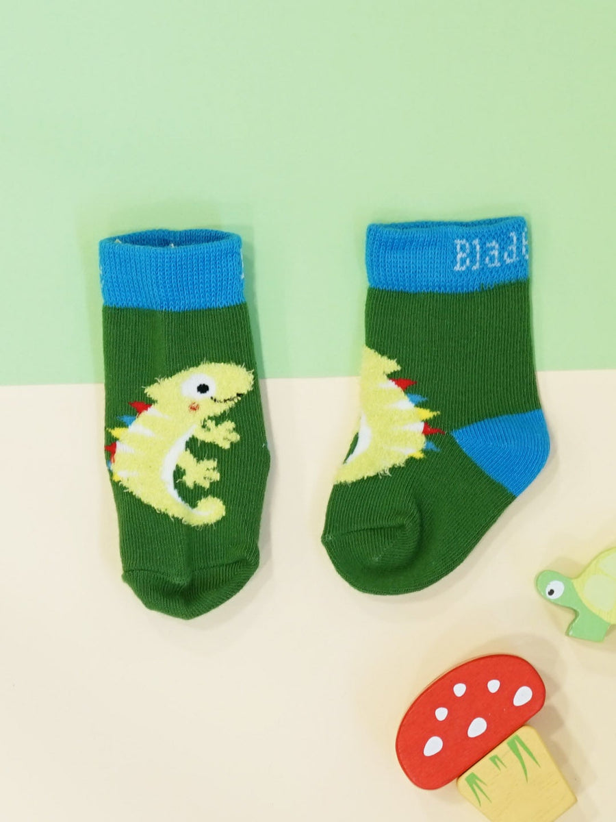 Fluffy Chameleon Socks, str. 0-6 år – Barfotaskor