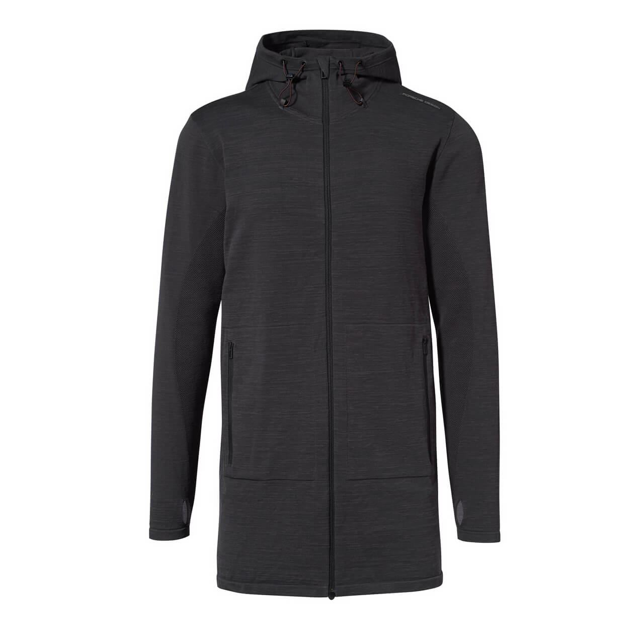 porsche design hooded sweat jacket asphalt