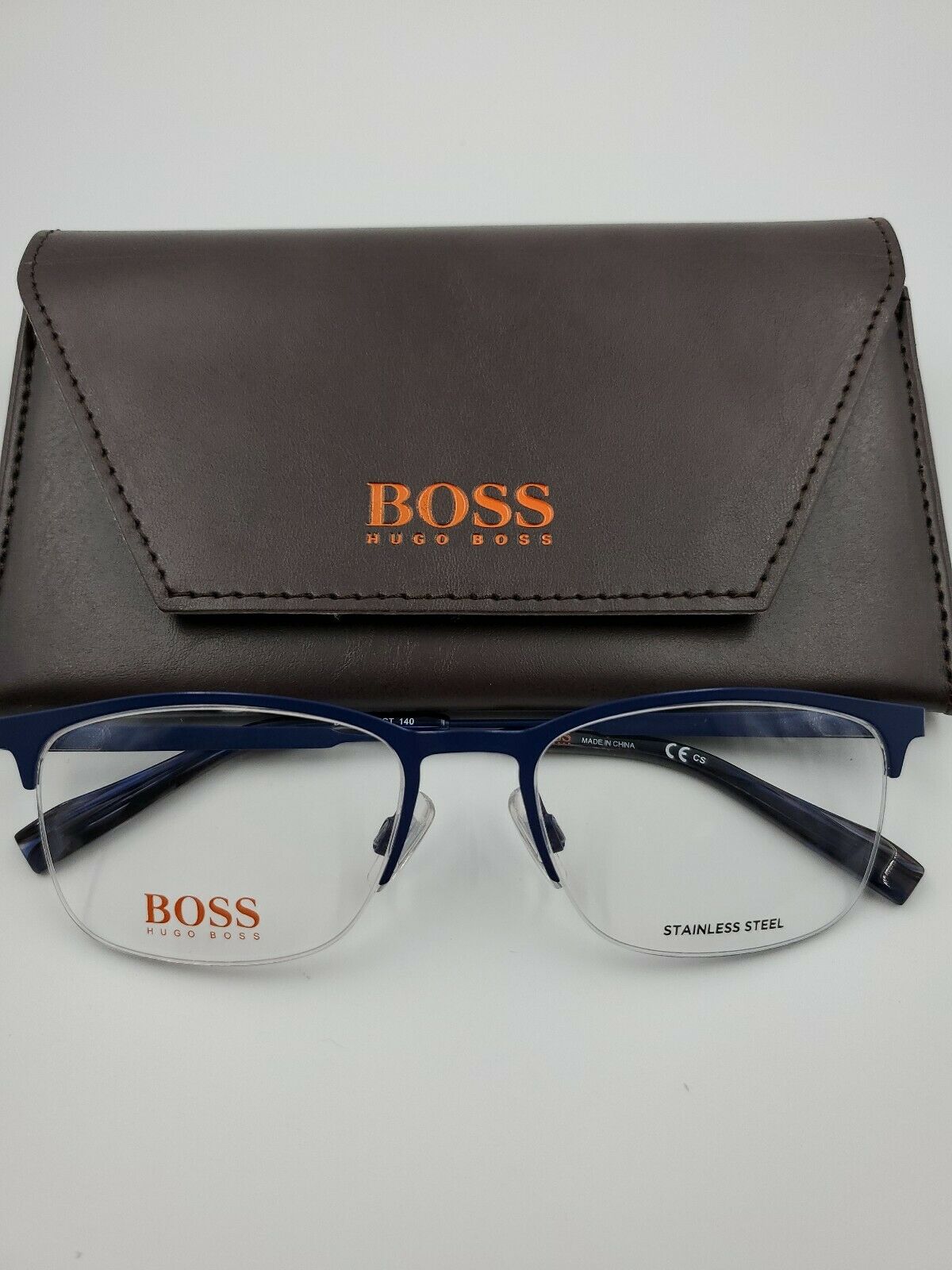 ubehag Seks udløb NEW HUGO BOSS ORANGE Eyeglasses BO 0308 RCT MATT BLUE 53-18-140 UNISEX –  AuthenticDeals.com