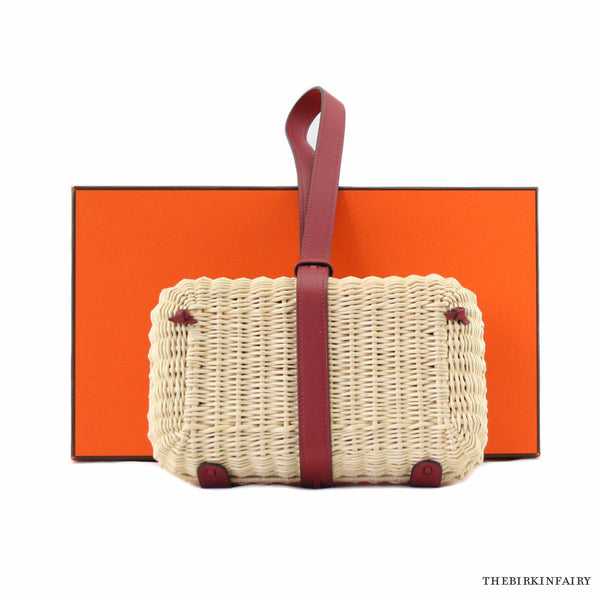 hermes woven bag