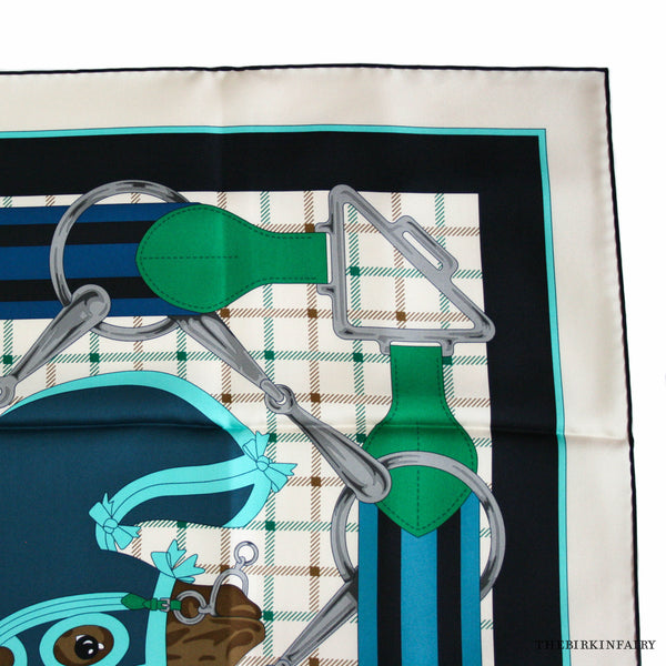 hermes horse head scarf