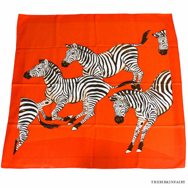 hermes zebra scarf