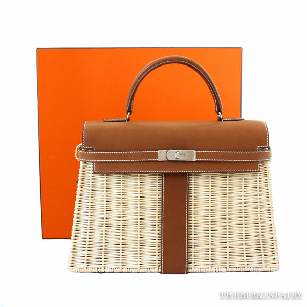 hermes woven bag