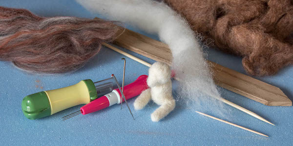 Awl Wool Felt Tools for Beginner Needle Felting Supplies Pliers Artcome Needle Felting Kit with Felting Needle with 8 Needles Tweezers 