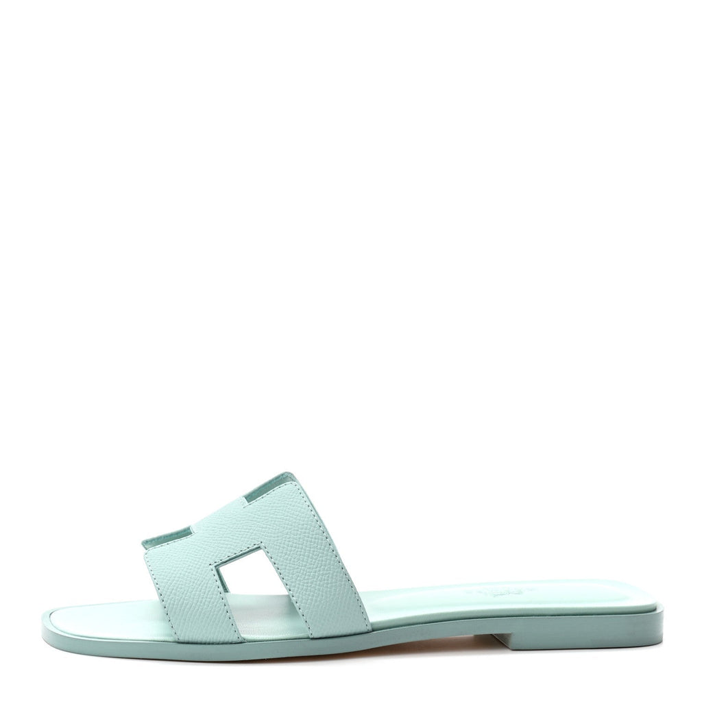 hermes blue slides