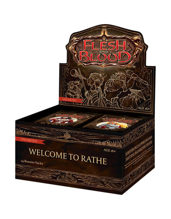 Flesh and Blood: Welcome to Rathe Booster Box- Unlimited - Express TCG Mail