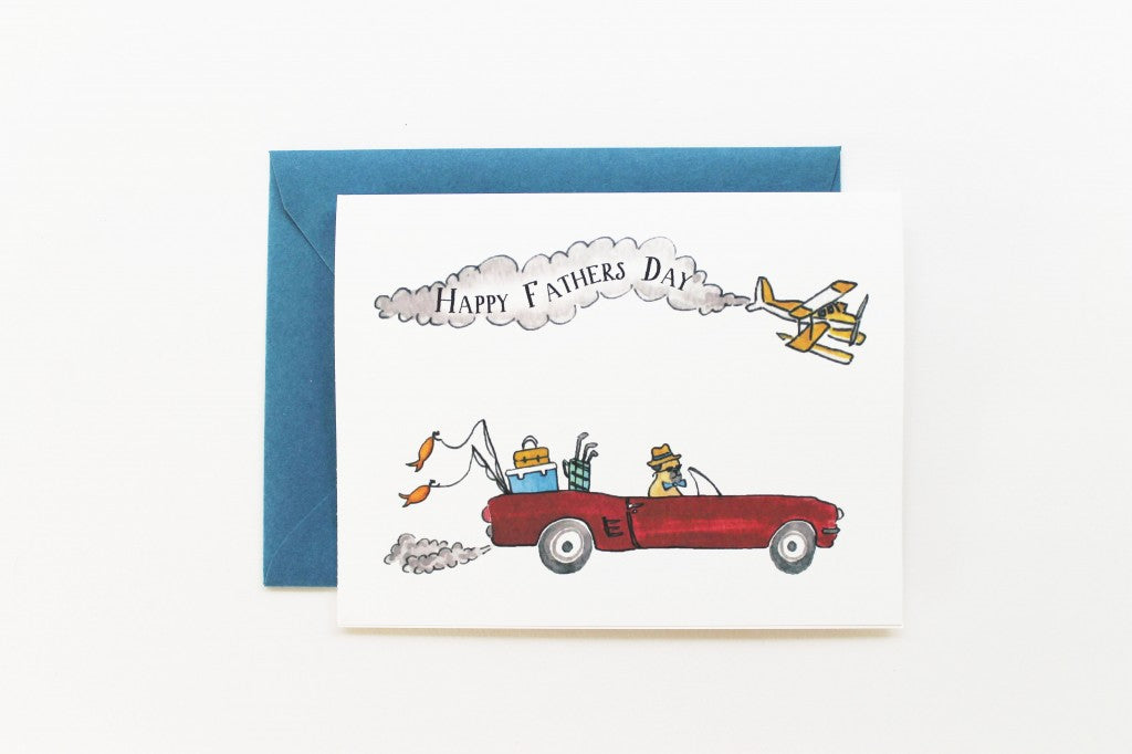 Father's Day Sports Car Card
