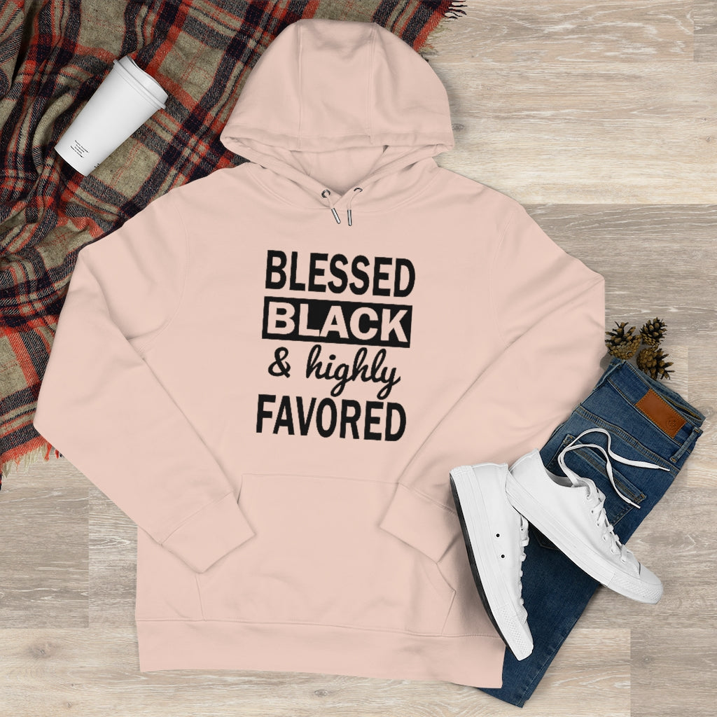 Blessed Black and Highly Favored - King Hooded Sweatshirt