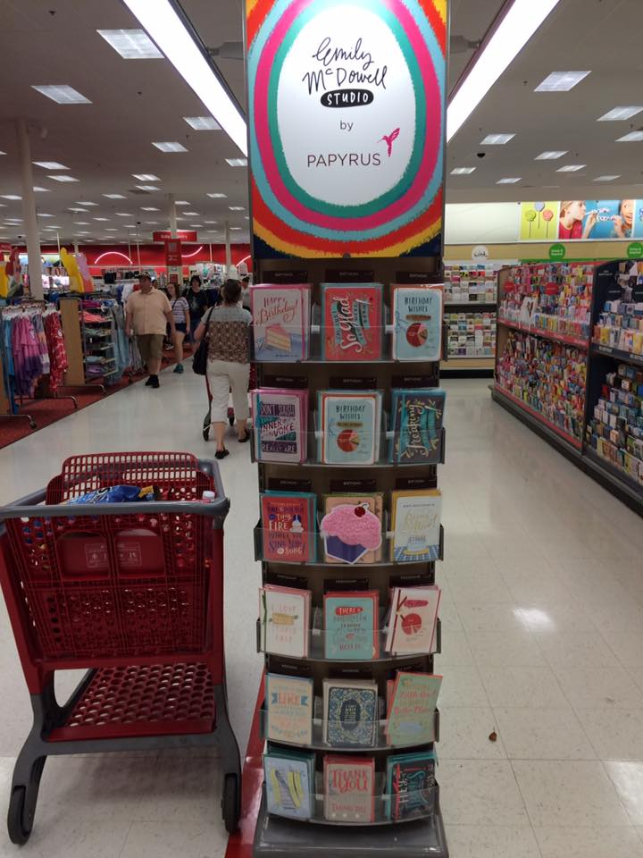 Papyrus cards at Target