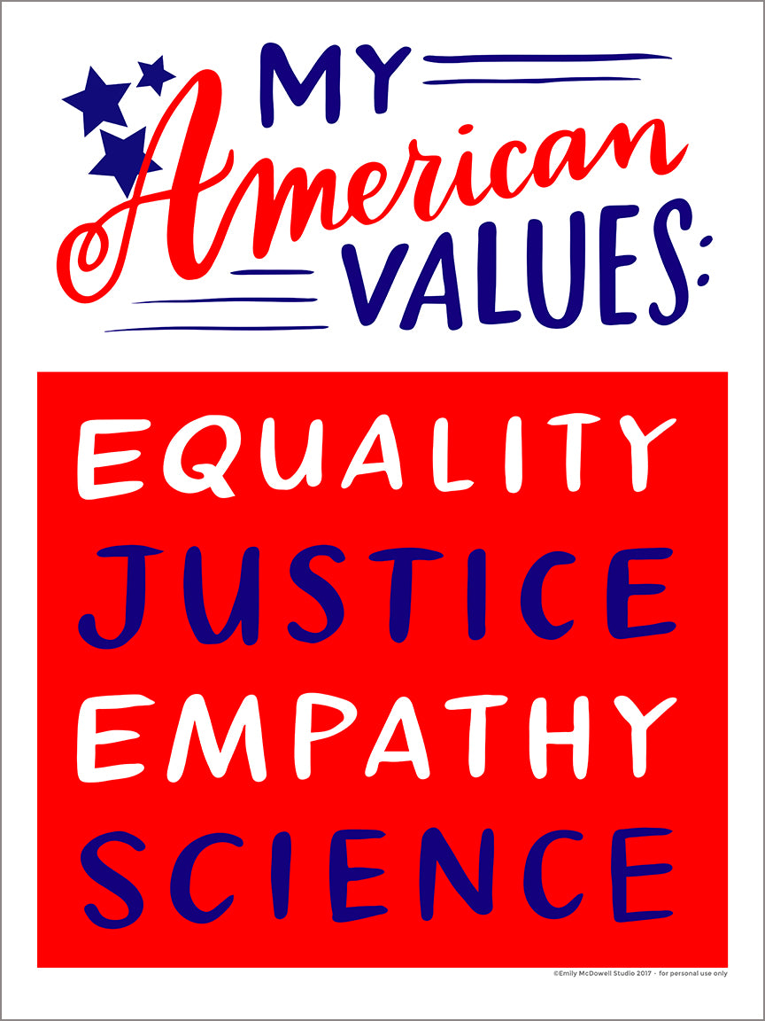 My American Values Sign