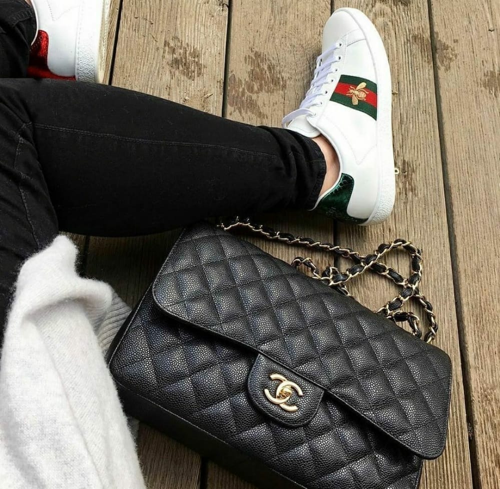 gucci honeybee sneakers