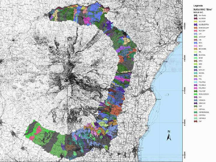 Etna DOC Soil Map Associazione Italiana Pedologi