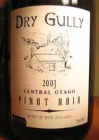 Dry Gully Pinot Noir 2003