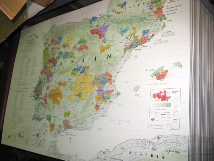 Iberian Wine Map Now In Stock
