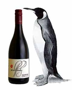 Penguin and Wine