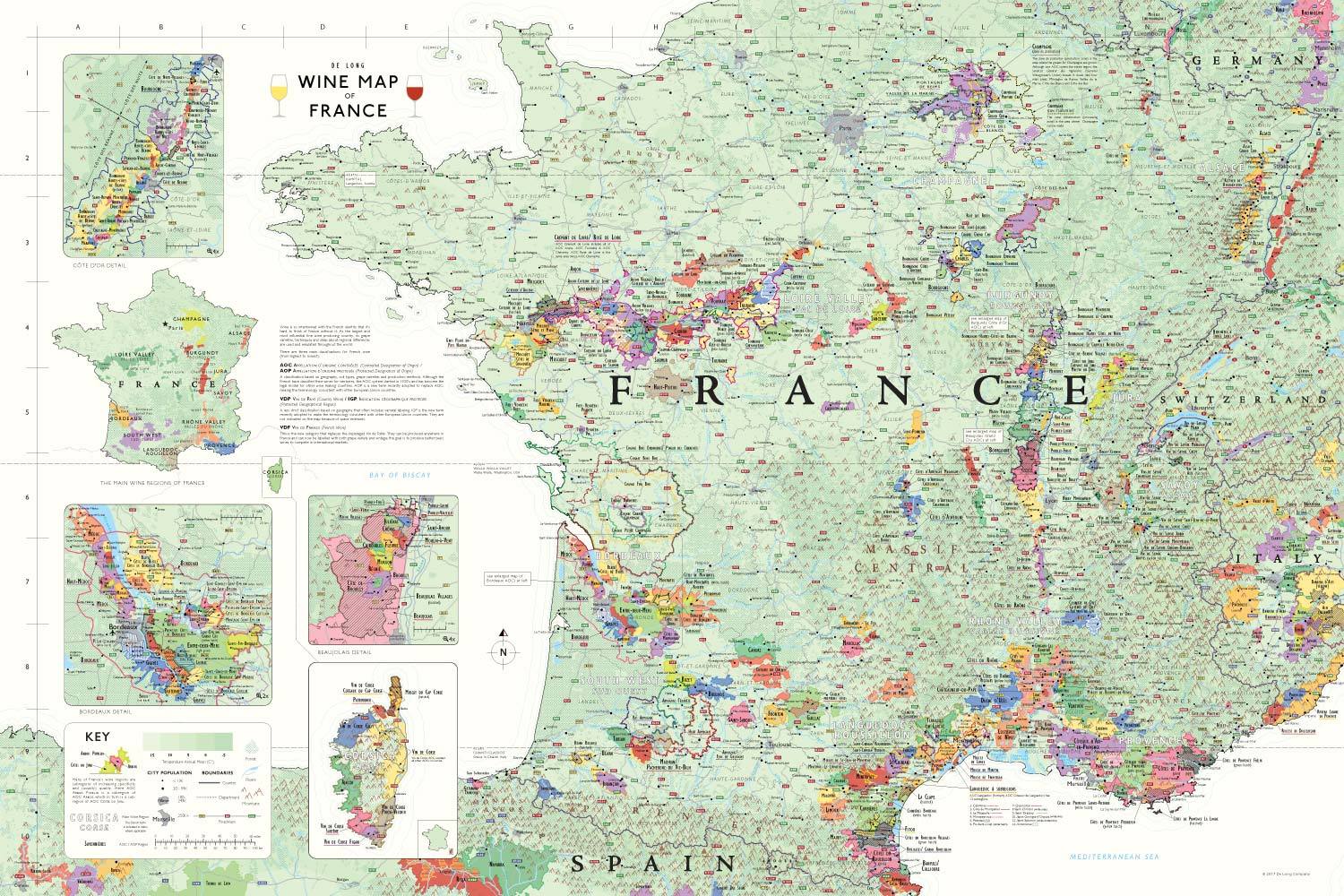 france wine map