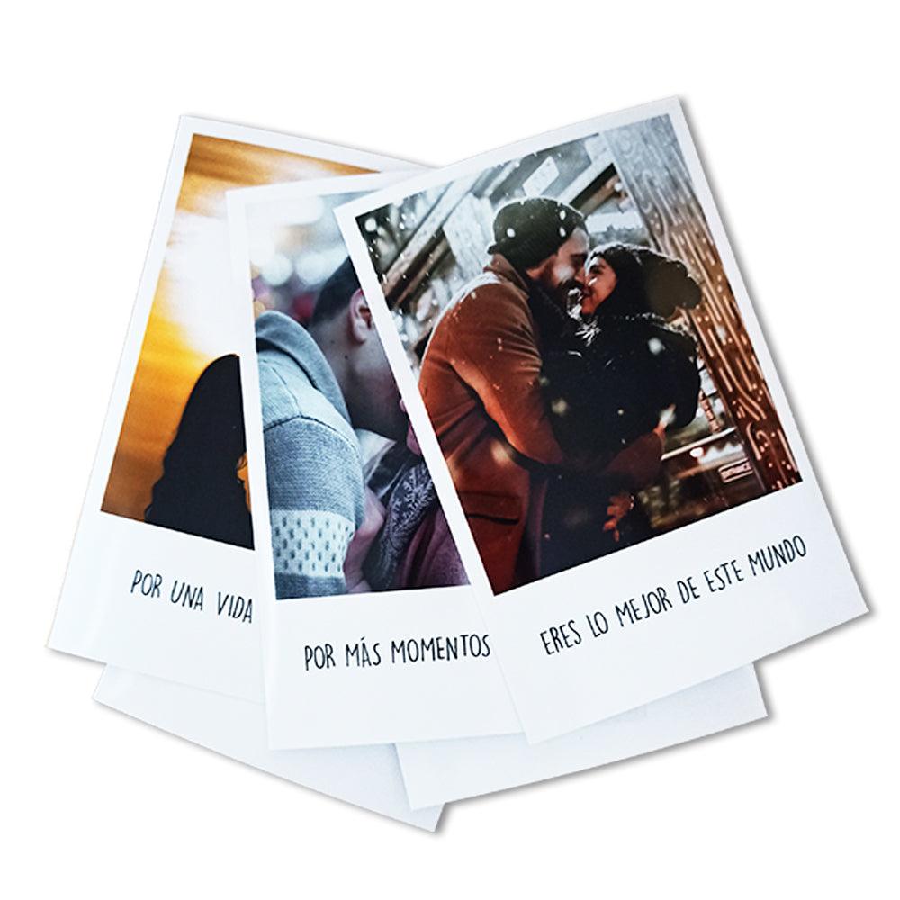 Saturar Comercialización fuego Pack fotos polaroid con texto personalizado – Mini detalles