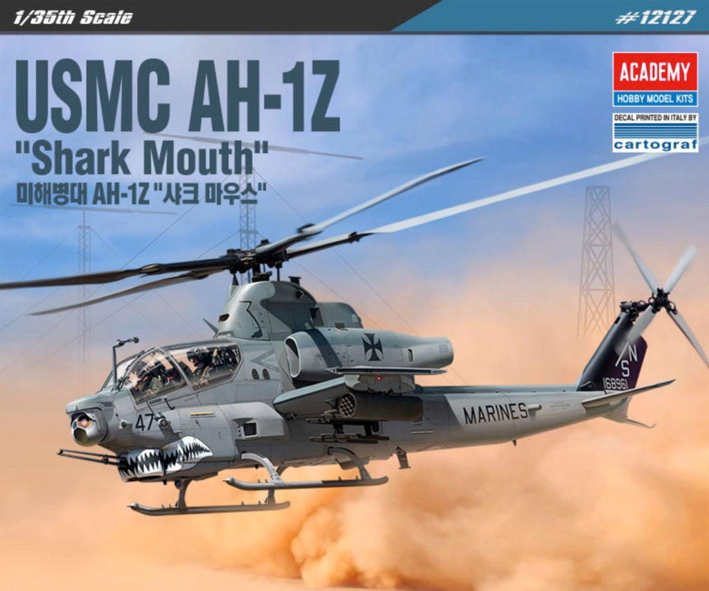 1/35 Academy AH-1Z Viper Shark Mouth – HobbyNut Models