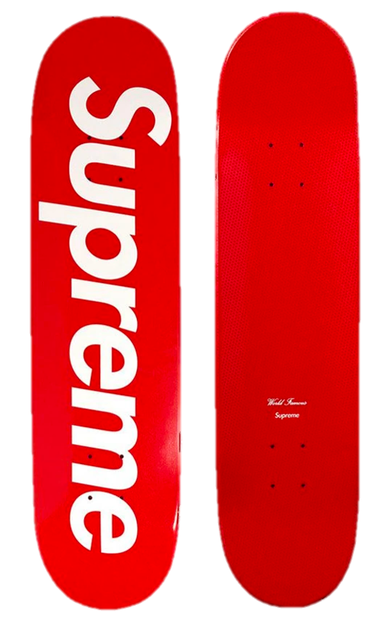 Louis Vuitton × Supreme Skateboard Deck Color Brown × Black Super