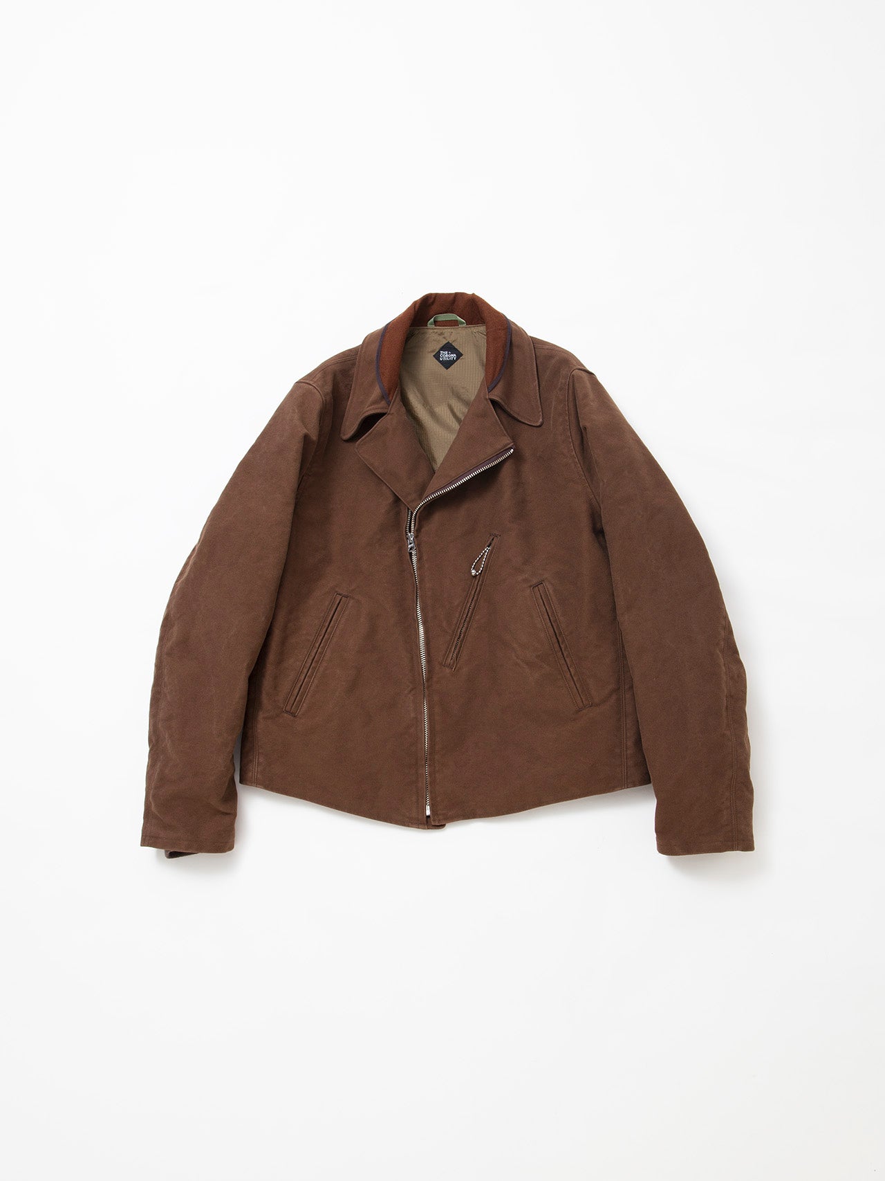 CJ014 - CORONA・Utility WB Zipup Jacket / Cotton Moleskin - Brown