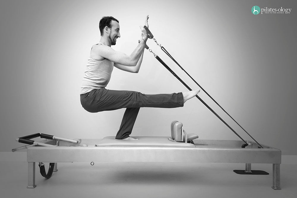 Leg squat exercises on the Pilates Power Gym reformer, pilates, human leg,  squat, physical exercise, Remember to do your leg squats in slow,  controlled movements! . #PilatesPowerGym #PilatesReformer #strengthtraining  #Pilates