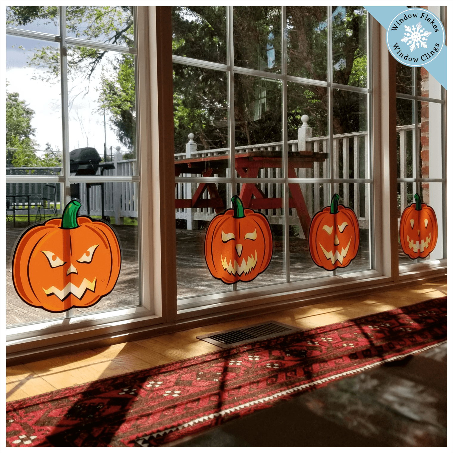 Halloween Window Clings TRICK OR TREAT 