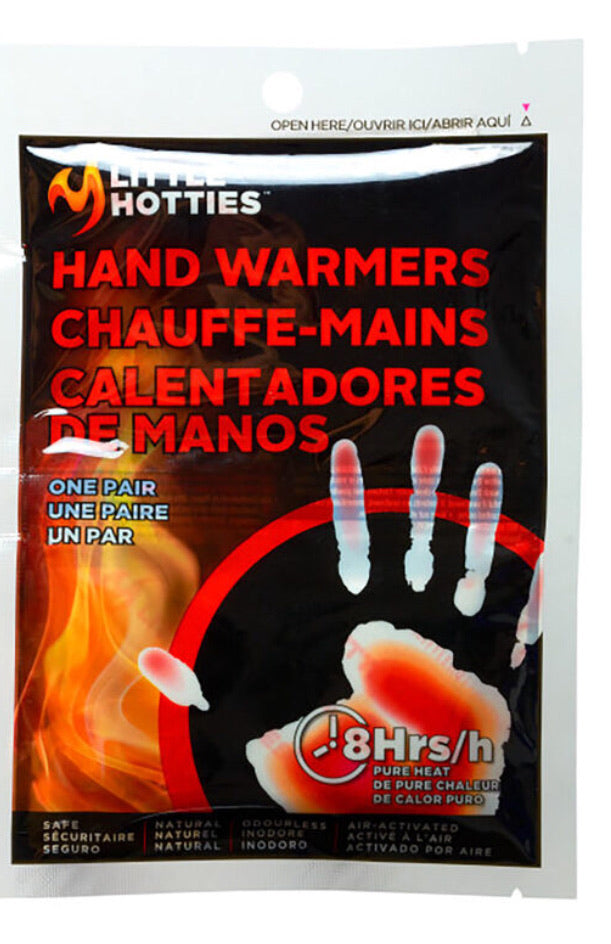 Little Hotties Hand Warmers 8hrs Heat Air Activated Glove Heat Pad