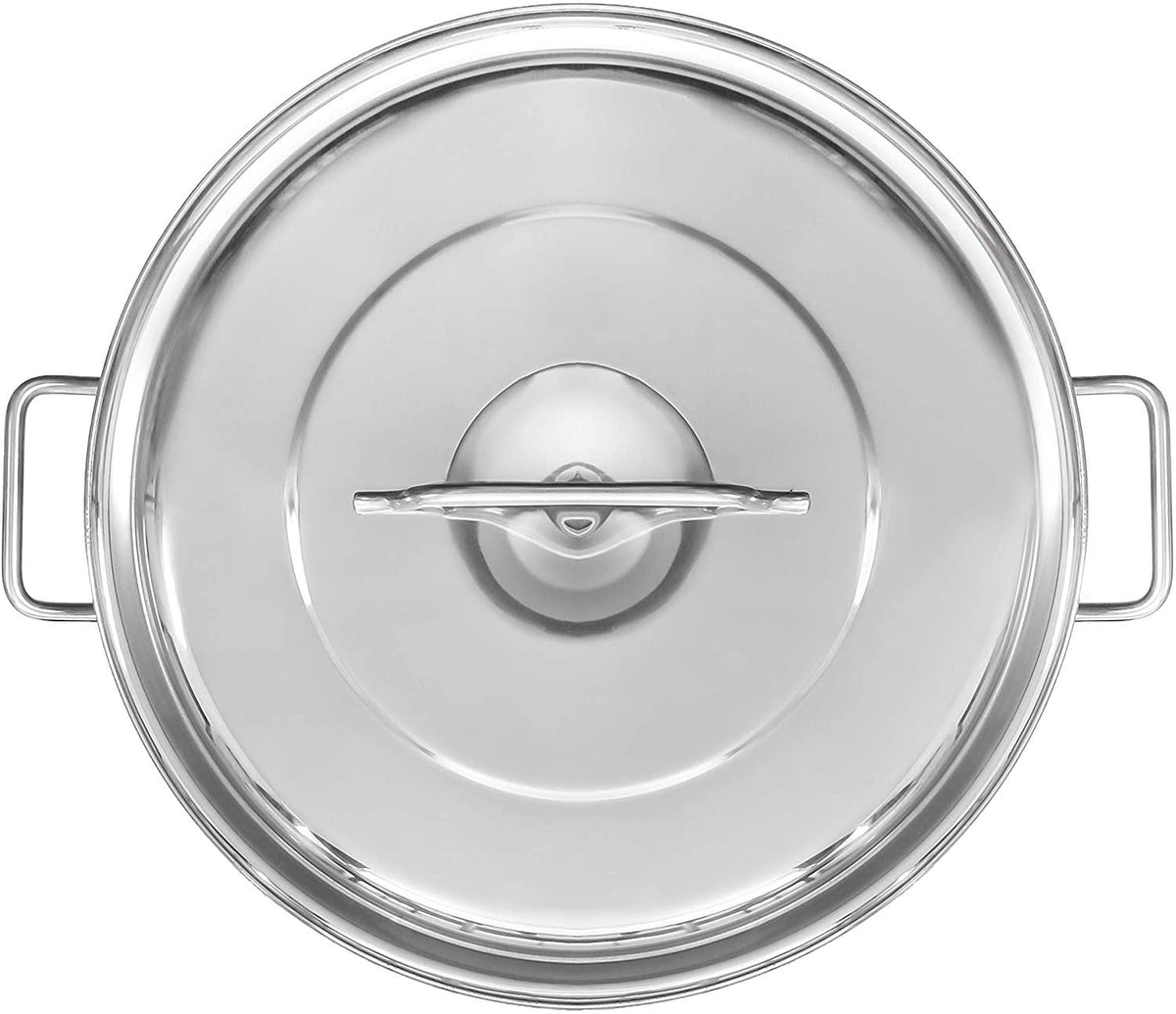 CONCORD 80 QT Stainless Steel Stockpot 3-Ply Bottom 