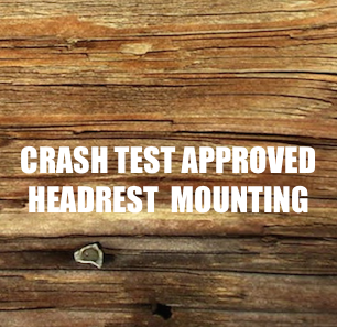 Crash Test Approved Headrest Mount
