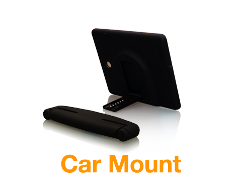 iPad 2/3 "Power" Version Headrest Mount with In-Vehicle Charging Feature