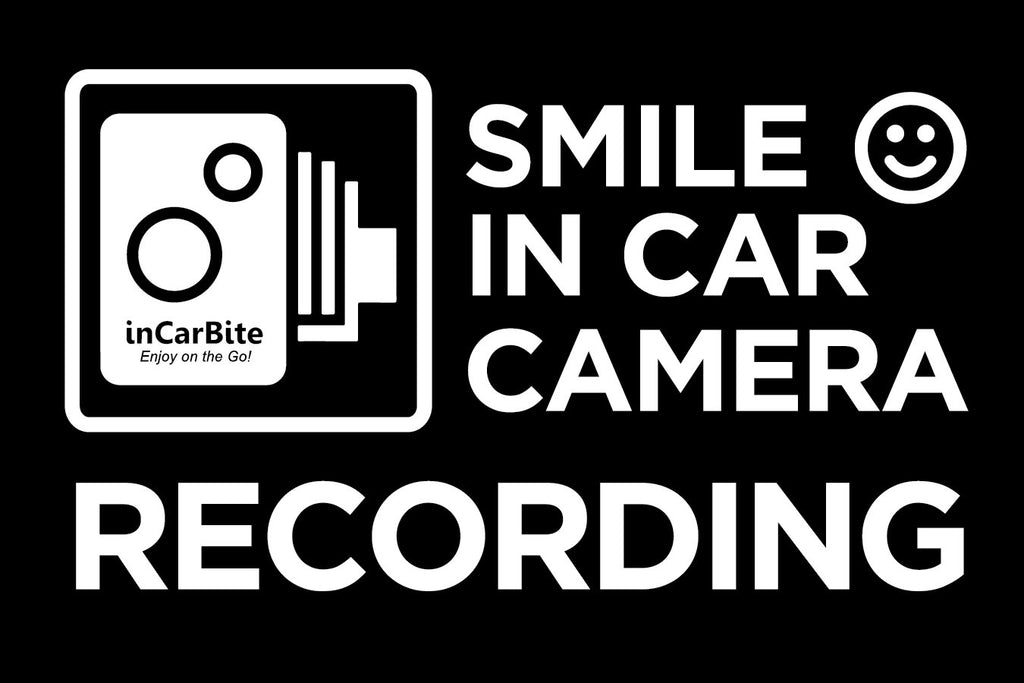 ( Pack of 2 pcs ) In Car Camera Recording Static Sticker