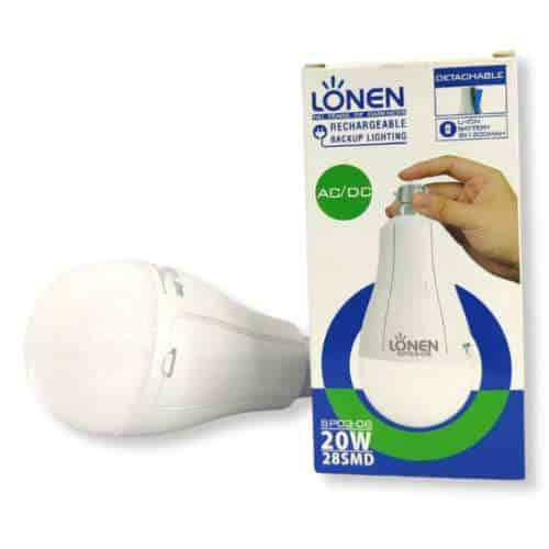 lonen rechargeable backup lighting