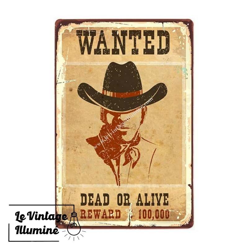 Western ad wanted dead or alive Royalty Free Vector Image