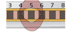 harmonica pucker single note diagram