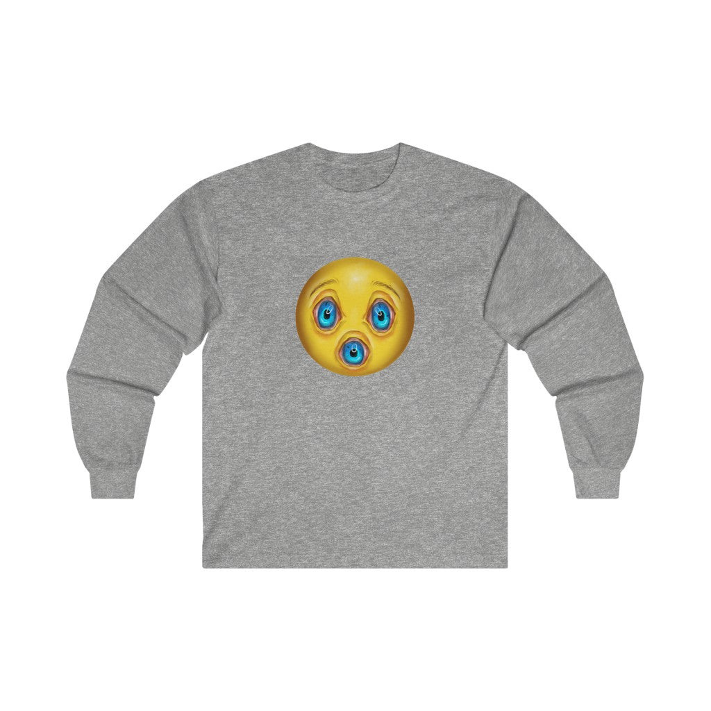 😮 Third Eye Emoji Ultra Cotton Long Sleeve Tee